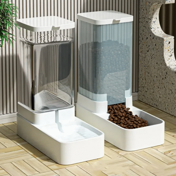 1pc/2pcs Convenient And Stylish Automatic Pet Feeder